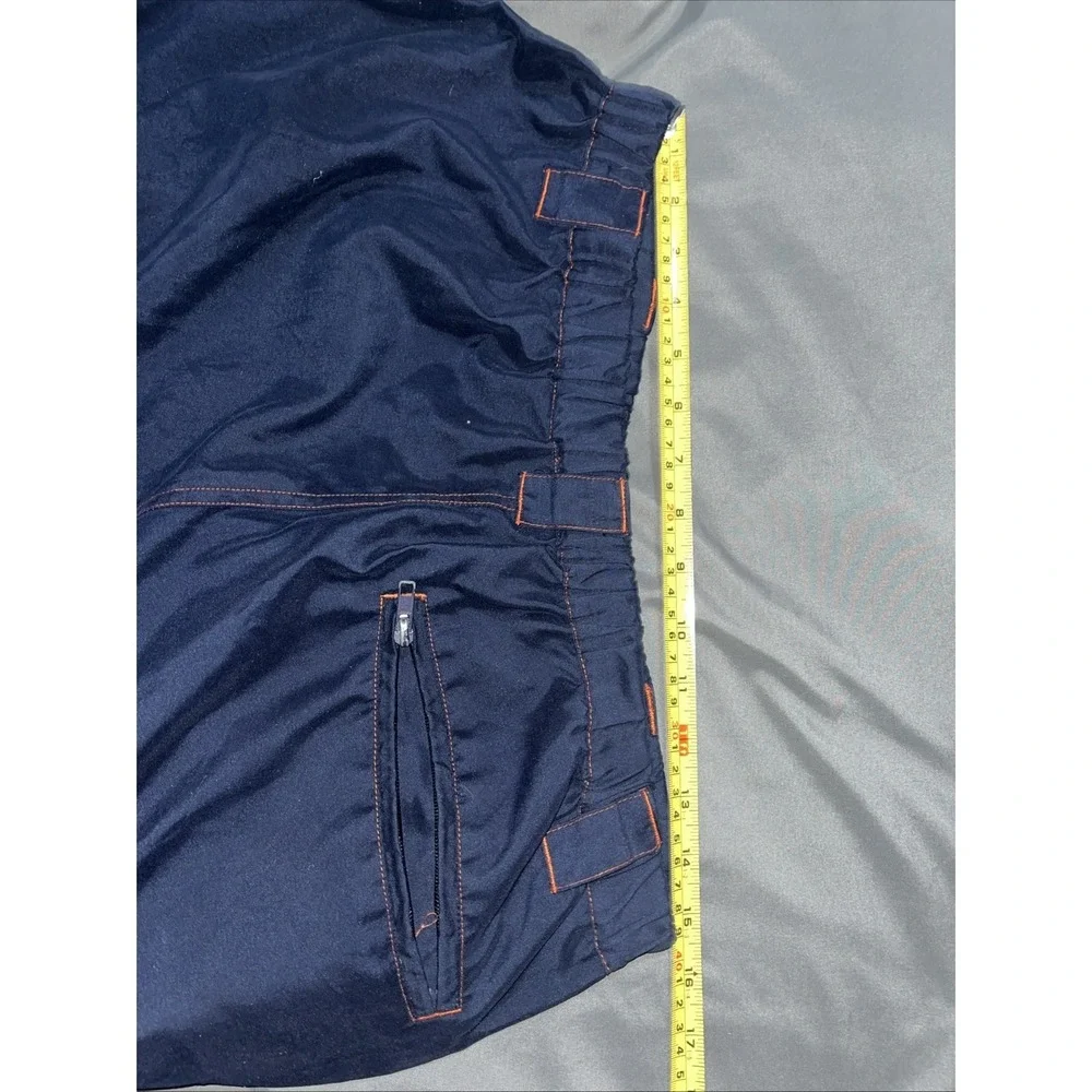 Pure Bull Mens Track Cargo Pants Navy‎ Blue Size Small With Multiple Pockets
